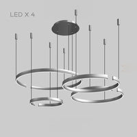 VEIKKO COMBO Ring Chandelier by Lampadom - ambient shot