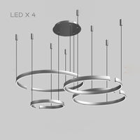 VEIKKO COMBO Ring Chandelier by Lampadom - ambient shot