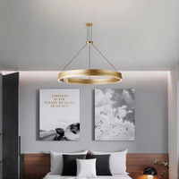 VEIKKO COMBO Ring Chandelier by Lampadom - top view