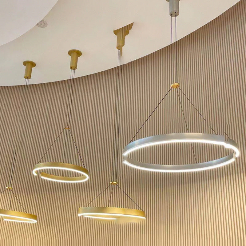 VEIKKO COMBO Ring Chandelier by Lampadom - detail view