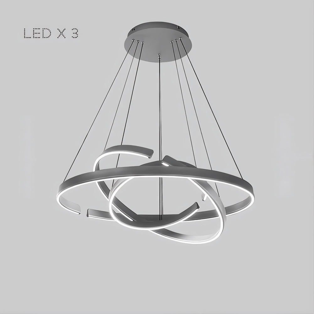 VEIKKO Ring Chandelier by Lampadom - detail view