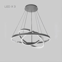 VEIKKO Ring Chandelier by Lampadom - detail view