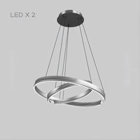 VEIKKO Ring Chandelier by Lampadom - side view