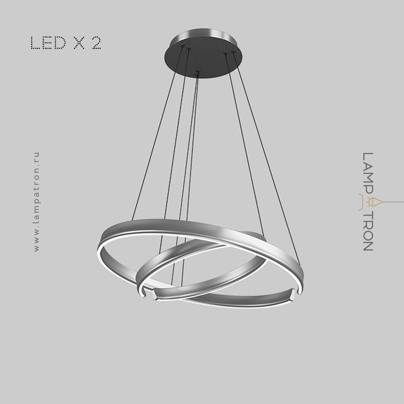 VEIKKO Ring Chandelier by Lampadom - ambient shot