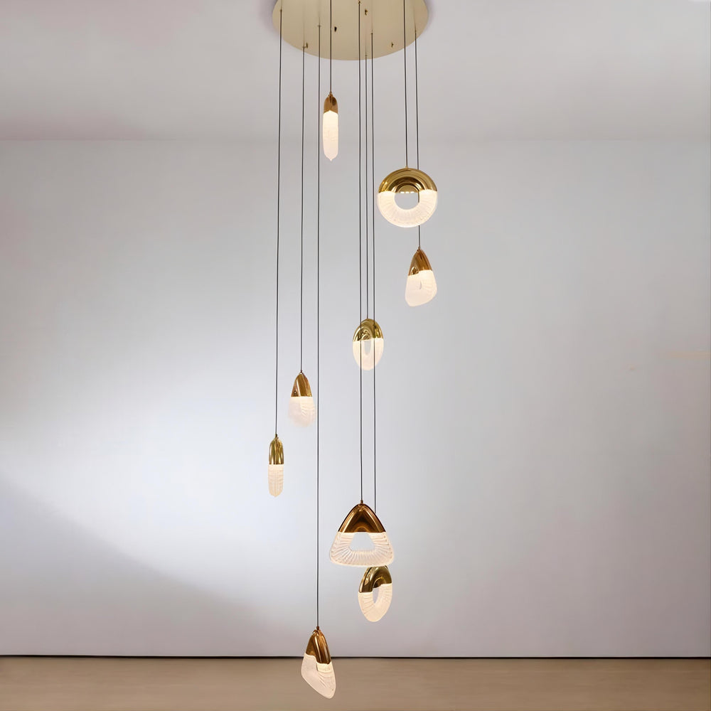 VENZEL COMBO Cascade Light by Lampadom - angle view