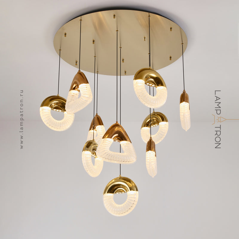 VENZEL COMBO Cascade Light by Lampadom - detail view