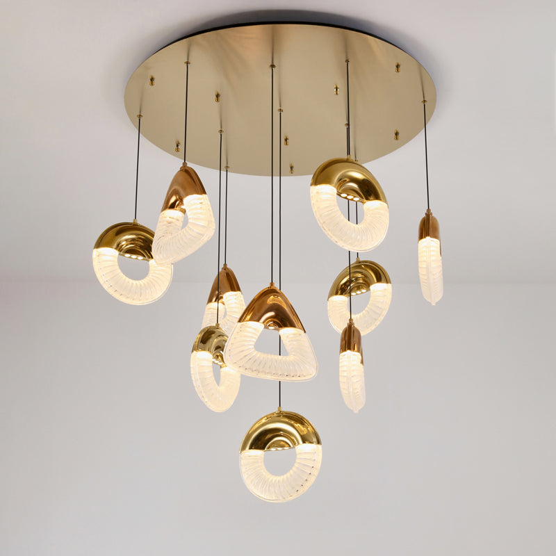 VENZEL COMBO Cascade Light by Lampadom - side view
