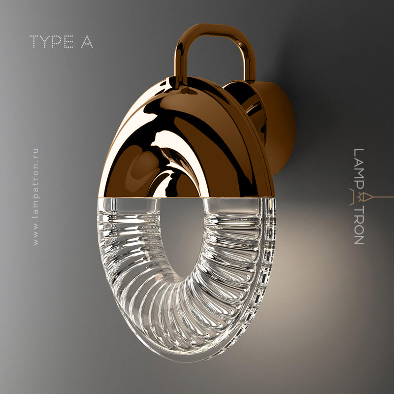 VENZEL Wall Light by Lampadom - scale reference