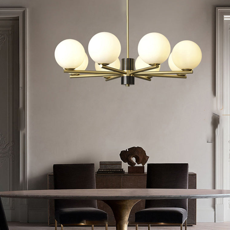 VERNER Chandelier by Lampadom - scale reference