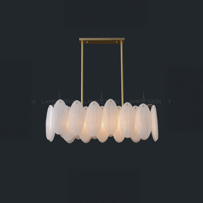 VERNON Linear Chandelier by Lampadom - detail view