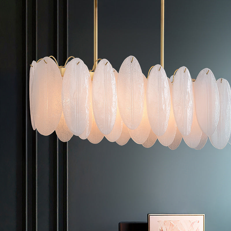VERNON Linear Chandelier by Lampadom - side view
