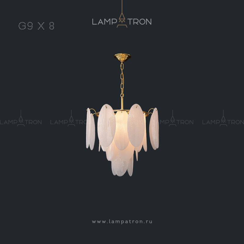 VERNON Chandelier by Lampadom - close-up