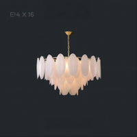 VERNON Chandelier by Lampadom - side view