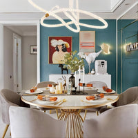 VIDAGO RING Ring Chandelier by Lampadom - ambient shot