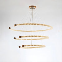 VIDAGO RING Ring Chandelier by Lampadom - angle view