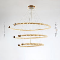 VIDAGO RING Ring Chandelier by Lampadom - top view