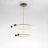VIDAGO RING Ring Chandelier by Lampadom - top view
