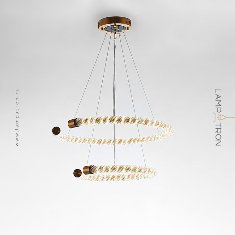 VIDAGO RING Ring Chandelier by Lampadom - ambient shot
