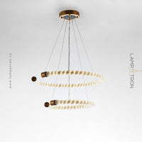 VIDAGO RING Ring Chandelier by Lampadom - ambient shot