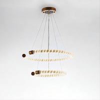 VIDAGO RING Ring Chandelier by Lampadom - top view