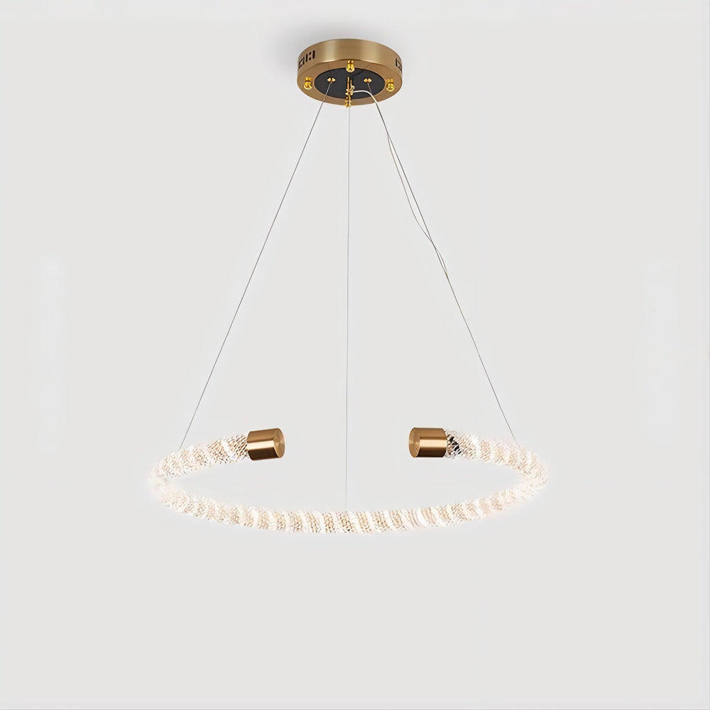 VIDAGO RING Ring Chandelier by Lampadom - detail view