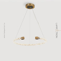 VIDAGO RING Ring Chandelier by Lampadom - close-up