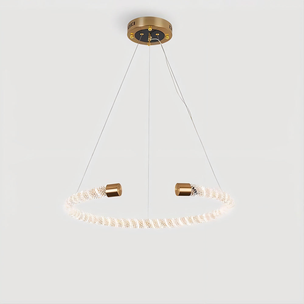 VIDAGO RING Ring Chandelier by Lampadom - scale reference