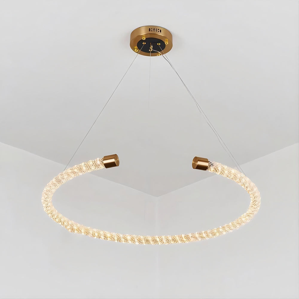 VIDAGO RING Ring Chandelier by Lampadom - top view