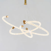 VIDAGO RING Ring Chandelier by Lampadom - close-up