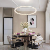 VIDAGO RING Ring Chandelier by Lampadom - side view
