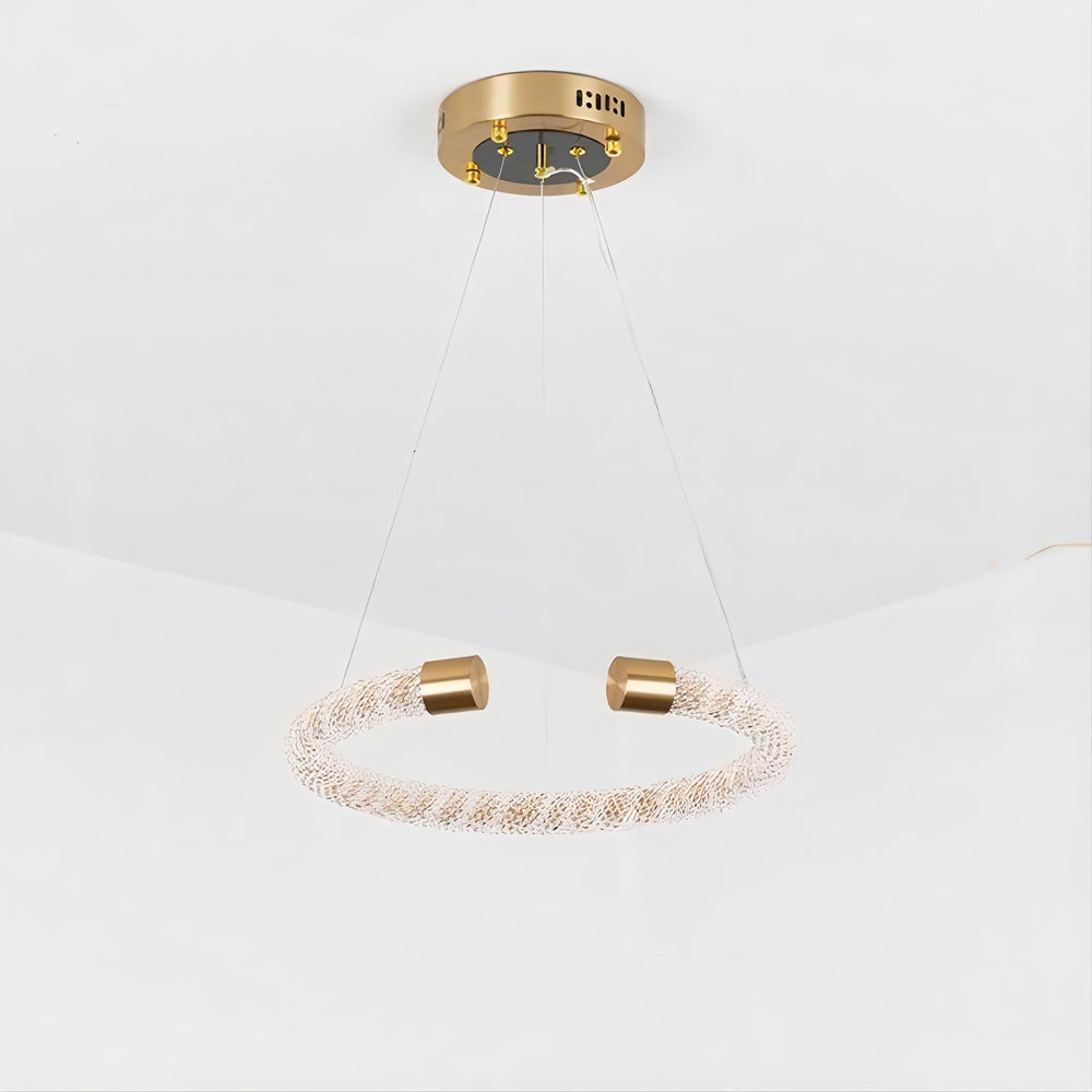 VIDAGO RING Ring Chandelier by Lampadom - close-up