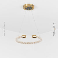 VIDAGO RING Ring Chandelier by Lampadom - side view