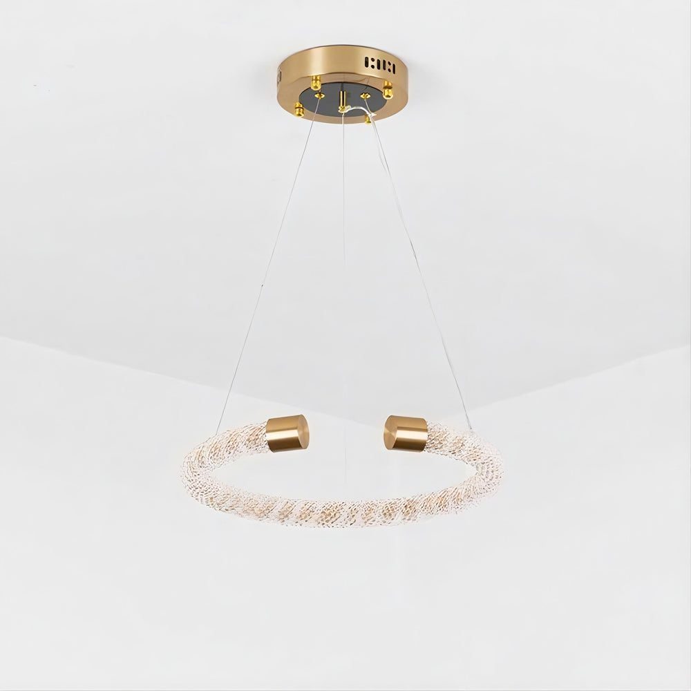 VIDAGO RING Ring Chandelier by Lampadom - close-up