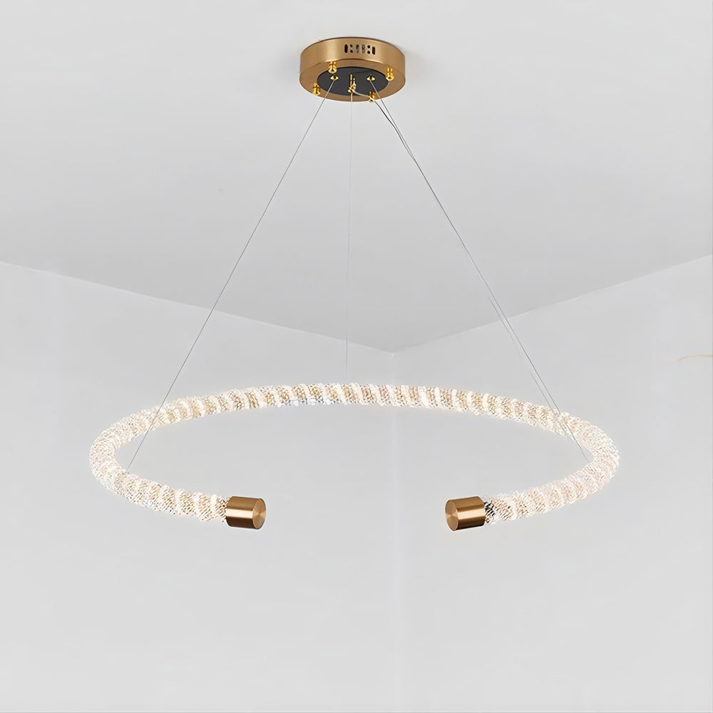 VIDAGO RING Ring Chandelier by Lampadom - scale reference