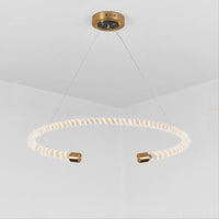 VIDAGO RING Ring Chandelier by Lampadom - scale reference