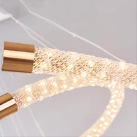 VIDAGO RING Ring Chandelier by Lampadom - scale reference