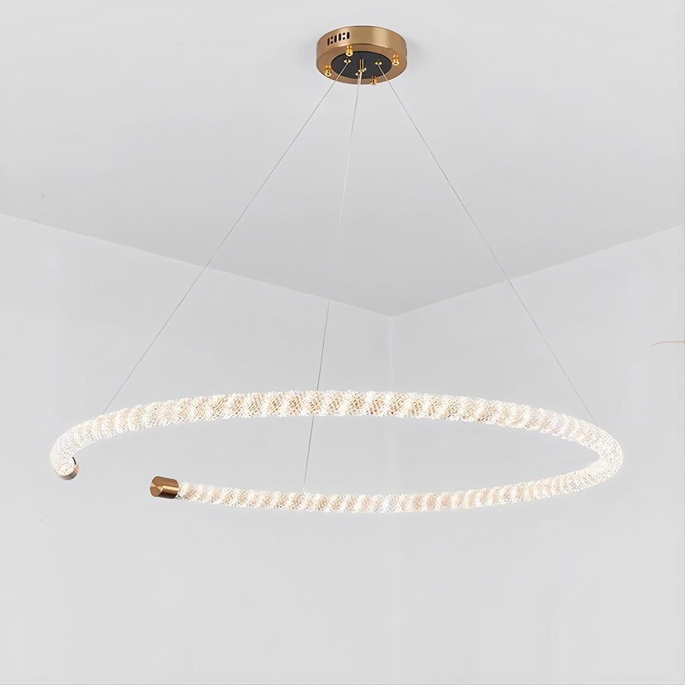 VIDAGO RING Ring Chandelier by Lampadom - ambient shot