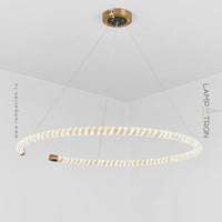 VIDAGO RING Ring Chandelier by Lampadom - scale reference