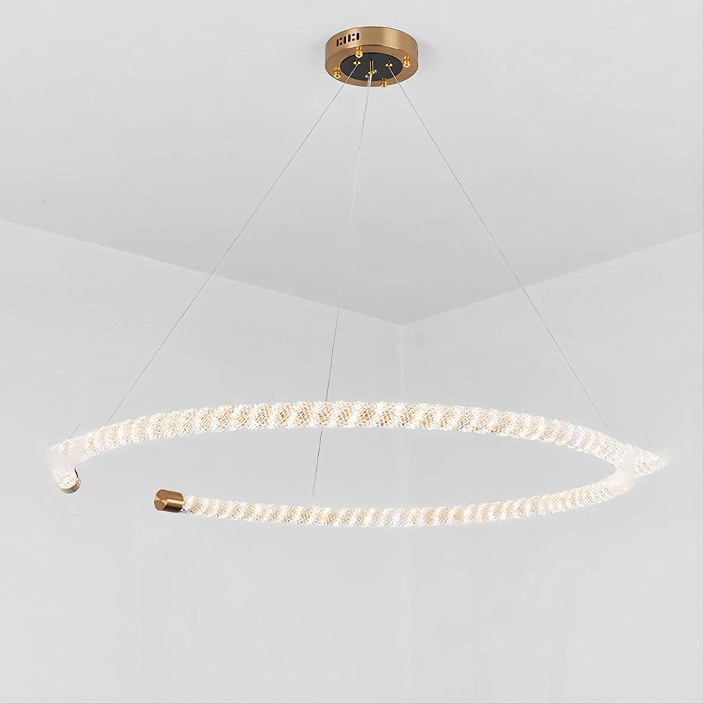 VIDAGO RING Ring Chandelier by Lampadom - top view