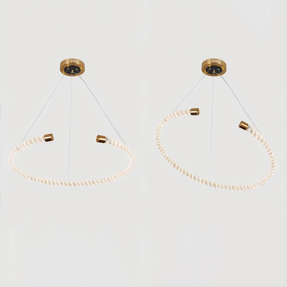 VIDAGO RING Ring Chandelier by Lampadom - ambient shot