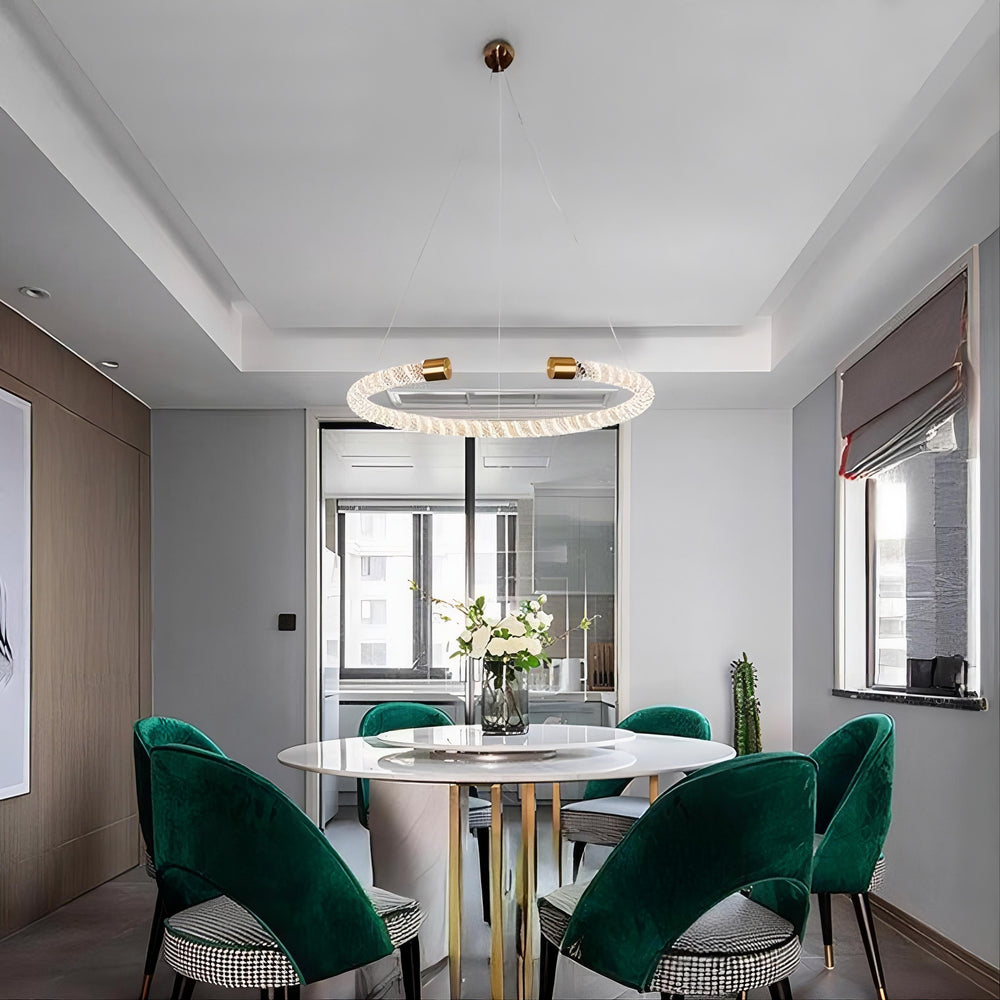 VIDAGO RING Ring Chandelier by Lampadom - side view