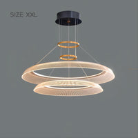 VIDIA Ring Chandelier by Lampadom - scale reference