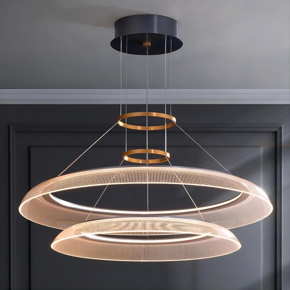 VIDIA Ring Chandelier by Lampadom - scale reference