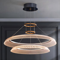 VIDIA Ring Chandelier by Lampadom - scale reference