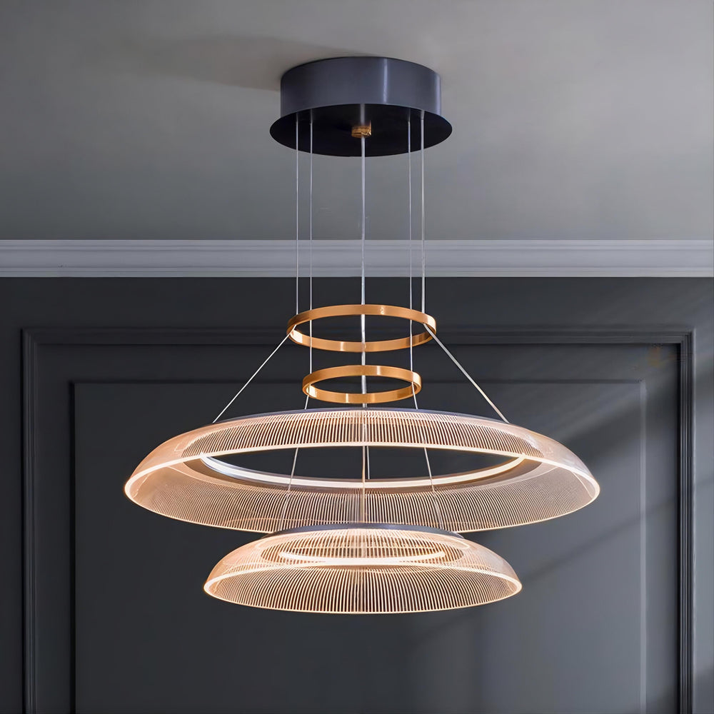 VIDIA Ring Chandelier by Lampadom - close-up
