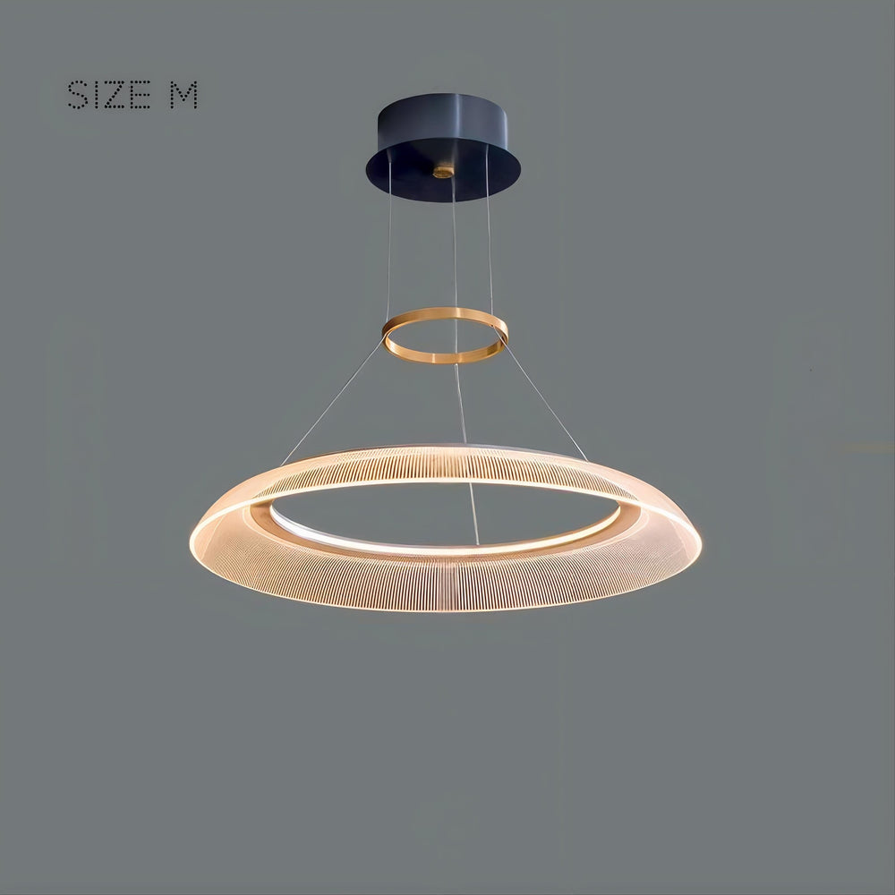 VIDIA Ring Chandelier by Lampadom - side view