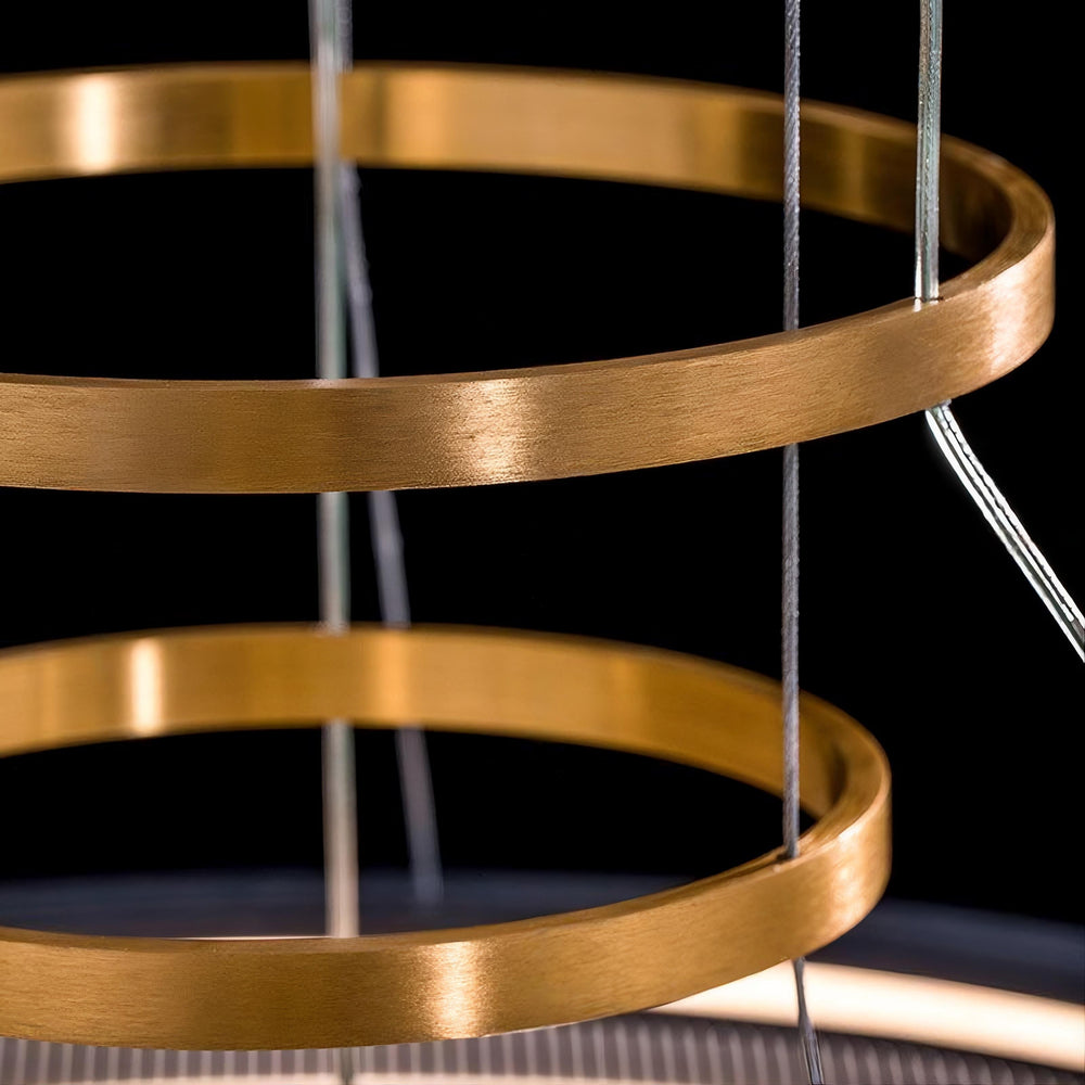 VIDIA Ring Chandelier by Lampadom - scale reference