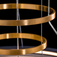 VIDIA Ring Chandelier by Lampadom - scale reference