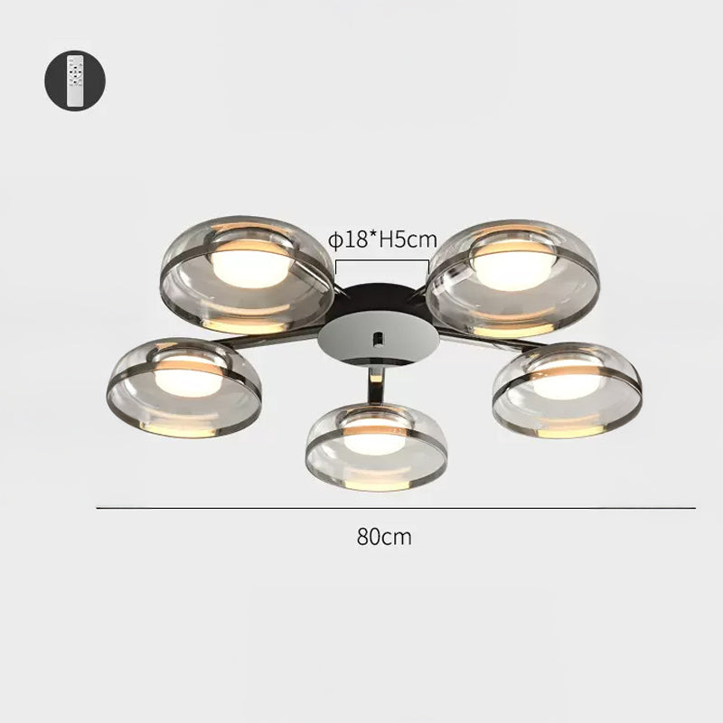 VIGERT C Ceiling Chandelier by Lampadom - side view