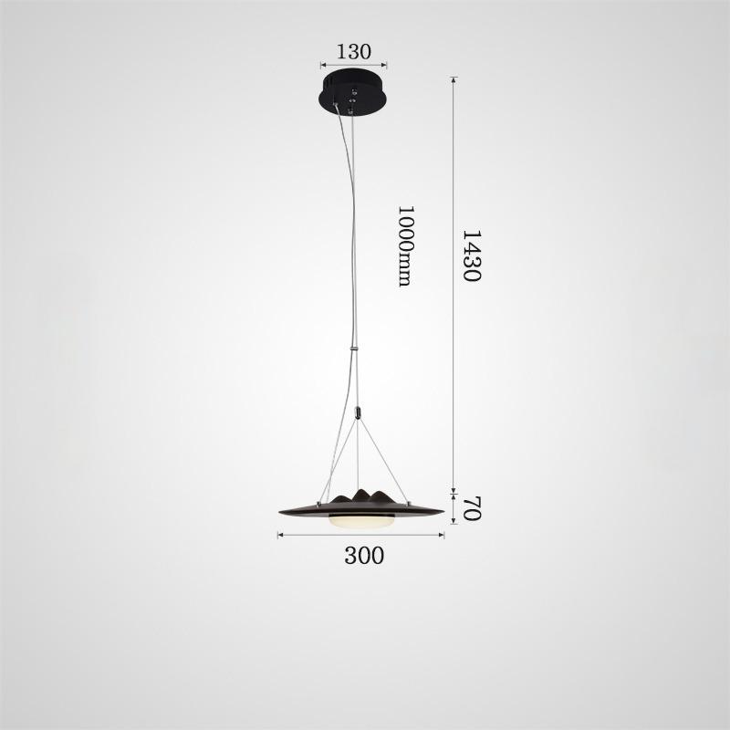 VILLEM Pendant by Lampadom - scale reference